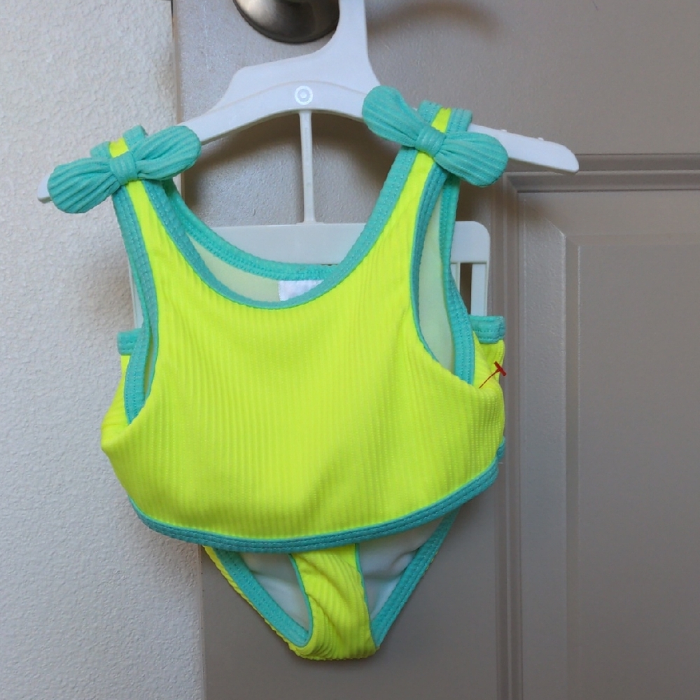 Cat & Jack Yellow and Teal Bikini
